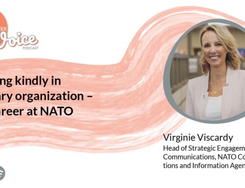 Podcast: Leading kindly in a military organization – my career at NATO