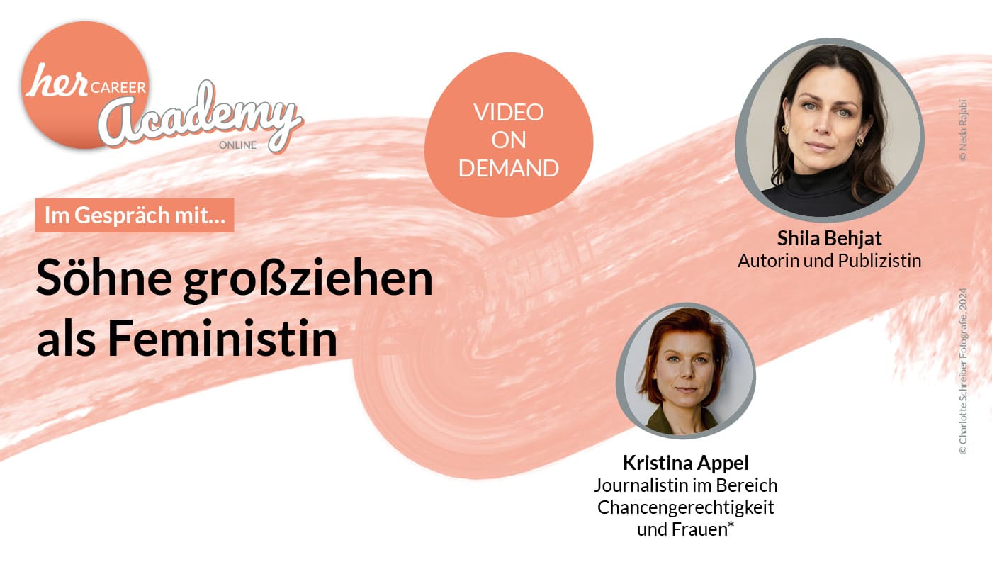 herCAREER Academy Video on Demand "Söhne großziehen als Feministin"