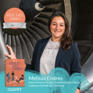 Portrait Melissa Endres aus dem Buch Frauen des Jahres 2024 / 2025