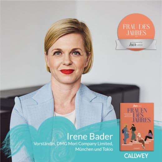 Portrait Irene Bader aus dem Buch Frauen des Jahres 2024 / 2025