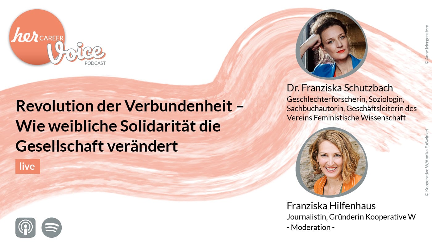 Podcast Anküdigung "Revolution der Verbundenheit" mit Dr. Franziska Schutzbach