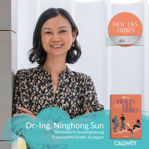 Portrait Dr.-Ing. Ninghong Sun aus dem Buch Frauen des Jahres 2024 / 2025