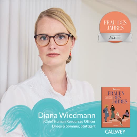 Portrait Diana Wiedmann aus dem Buch Frauen des Jahres 2024 / 2025