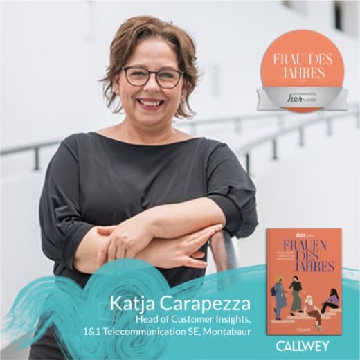 Portrait Katja Carapezza aus dem Buch Frauen des Jahres 2024 / 2025