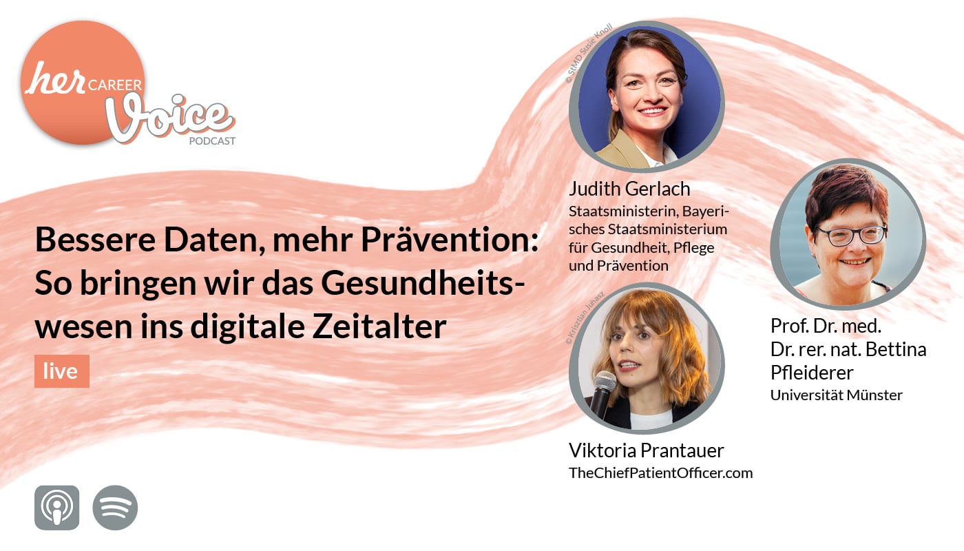 Podcast mit Viktoria Prantauer, Elisabeth Süß und Prof. Dr. med. Dr. rer. nat. Bettina Pfleiderer - Bessere Daten, mehr Prävention